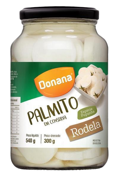 PALMITO DONANA PUPUNHA INTEIRO 300G