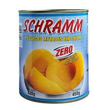 PESSEGO EM CALDA SCHRAMM ZERO 450G