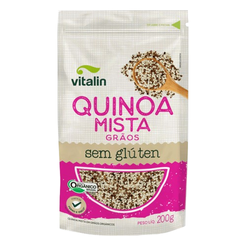 QUINOA VITALIN MISTA ORGANICA GRAOS 200G