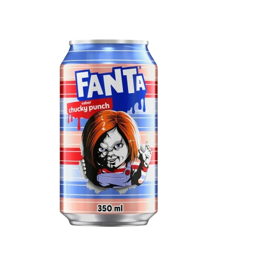REFRIGERANTE FANTA MISTERIO CHUCKY PUNCH LT 350ML