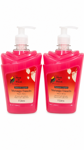 SABONETE LIQUIDO CASA CLEAN MORANGO FRANCES 1L