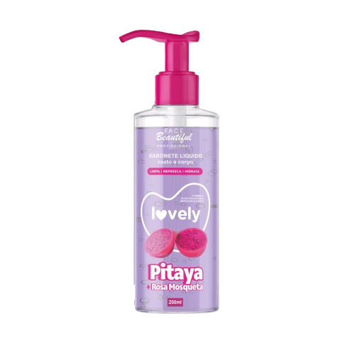 SABONETE LIQUIDO PITAYA / ROSA MOSQUETALOVEY 200ML