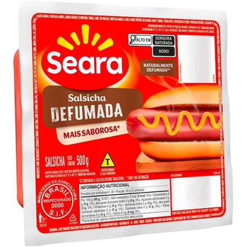 SALSICHA DEFUMADA SEARA 500G
