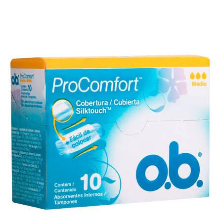 ABSORVENTE INT OB PROCONFORT MEDIO 10UN