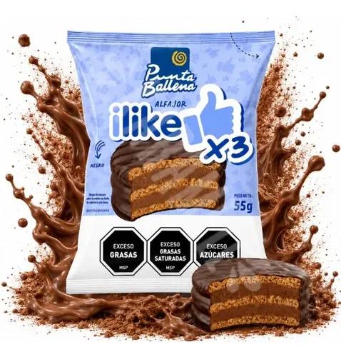 ALFAJOR PUNTA BALLENA 55G CHOC AO LEITE