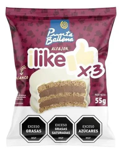 ALFAJOR PUNTA BALLENA 55G CHOC BRANCO