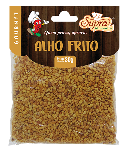 ALHO FRITO 30G SUPRA