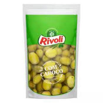AZEITONA VERDE C/CAROÇO RIVOLI 100G