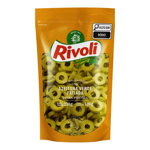 AZEITONA VERDE FATIADA RIVOLI 120G