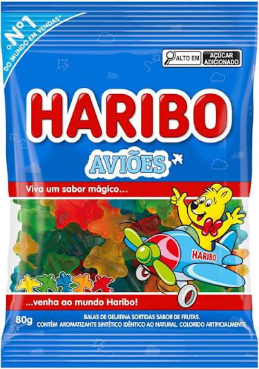 BALA GELATINA AVIOES 80G HARIBO