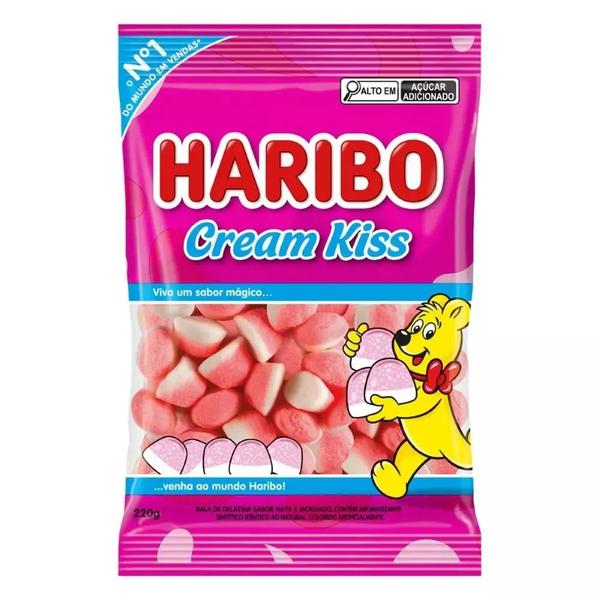BALA GELATINA CREAM KISS 80G HARIBO