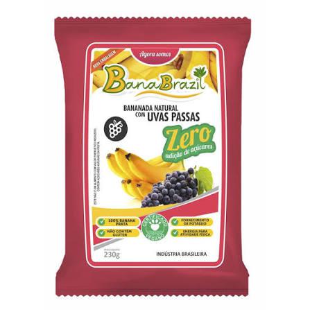 BANANADA BANABRAZIL 23G C/UVAS PASSAS