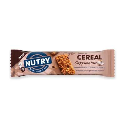 BARRA CEREAL CAPPUCCINO 20G NUTRY