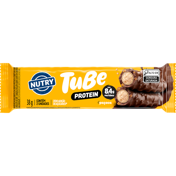 BARRA PROT NUTRY TUBES PAÇOCA 38G