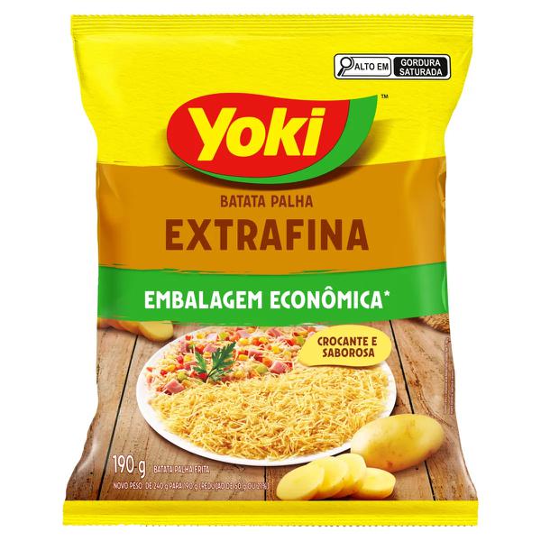 BATATA PALHA 190G YOKI EXTRA FINA