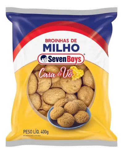 BISC BROA MILHO 300G SEVEN BOYS