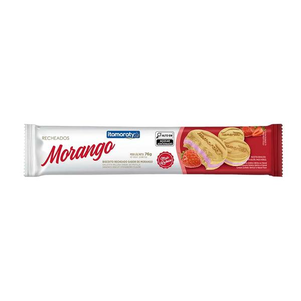 BISCOITO RECH ITAMARATY 76G MORANGO