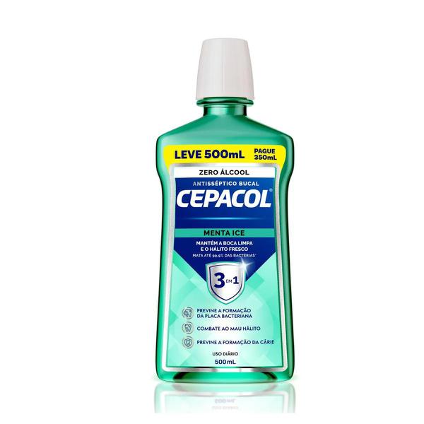 CEPACOL ICE MENTA S/ALCOOL L500P 350ML