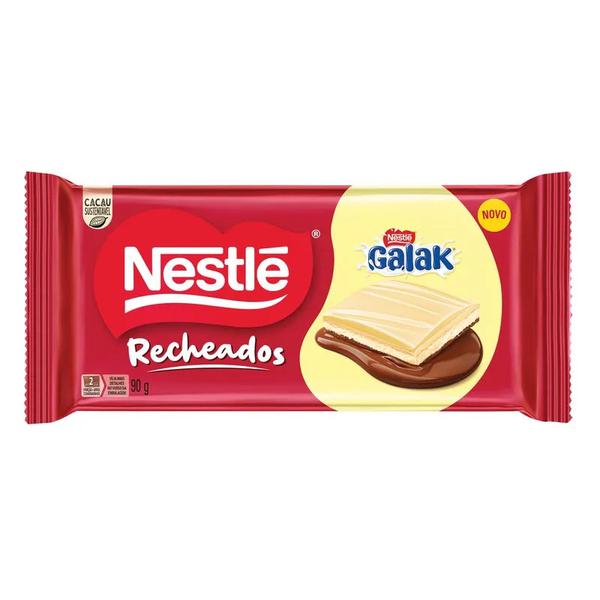 CHOC BARRA 90G RECH GALAK