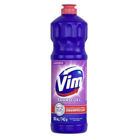 DESINF VIM CLORO GEL LAVANDA 700ML