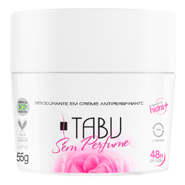 DESOD TABU CREME SEM PERF 55G