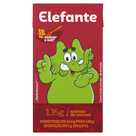 EXTRATO 135G TOMATE ELEFANTE CX