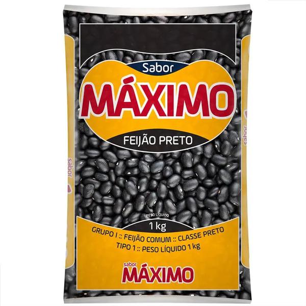 FEIJAO PRETO 1KG MAXIMO TIPO 1