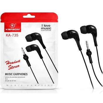 FONE DE OUVIDO KAPBOM