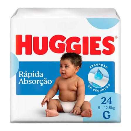 FRALDA HIGGIES RAPIDA ABSOR JUMBO G 24UN