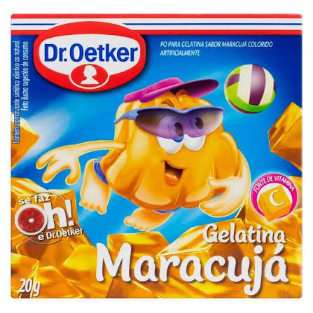 GELATINA DR OETKER PO 20G MARACUJA SACHE