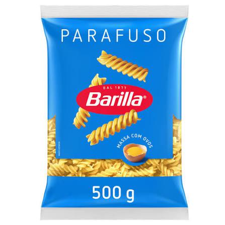 MASSA BARILLA 500G PARAFUSO C/OVOS