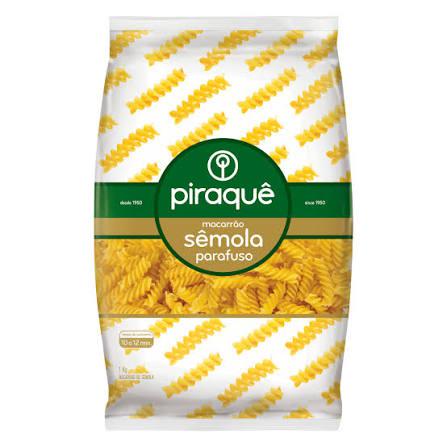 MASSA PIRAQUE PARAFUSO 1KG SEMOLA