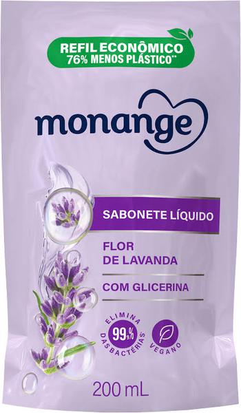 MONANGE SAB LIQ REFIL FLOR DE LAVANDA 200ML (12)