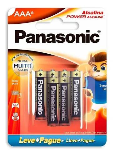 PILHA PANASONIC C/8 UND AAA PALITO