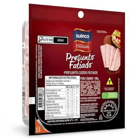 PRESUNTO FATIADO 180G SUINCO