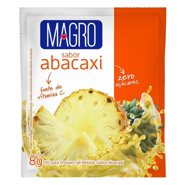 REFRESCO EM PO MAGRO ABACAXI 8G