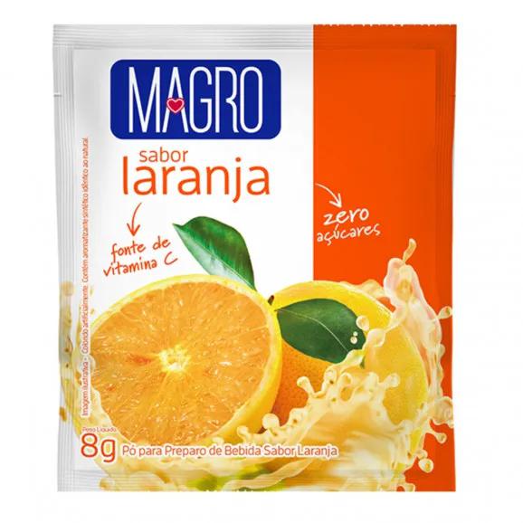 REFRESCO EM PO MAGRO LARANJA 8G