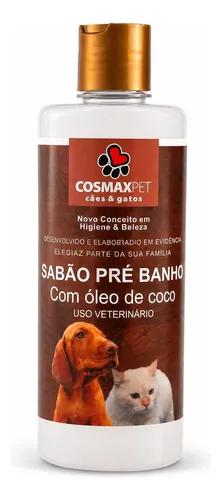 SABAO PRE BANHO ANIMAL 500ML COSMAXPET OLEO DE COCO
