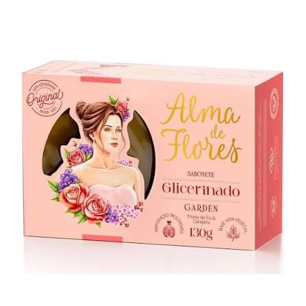 SABONETE ALMA DE FLORES 130G GARDEN