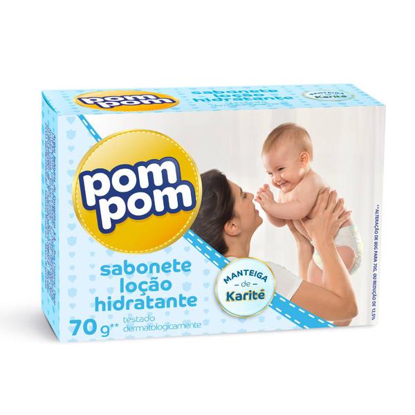 SABONETE POMPOM INFANTIL 70G HIDRATANTE