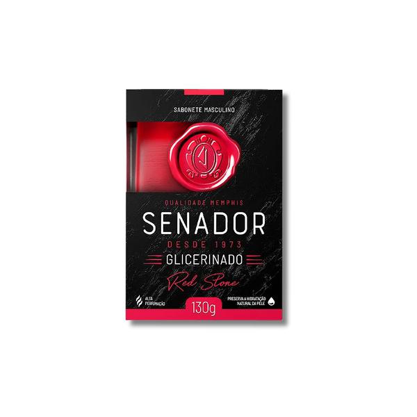 SABONETE SENADOR 130G RED STONE
