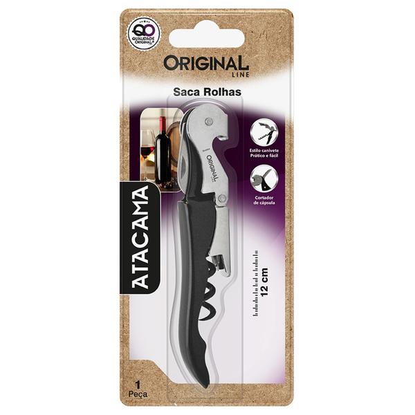 SACA ROLHA 12CM INOX COMPACTO