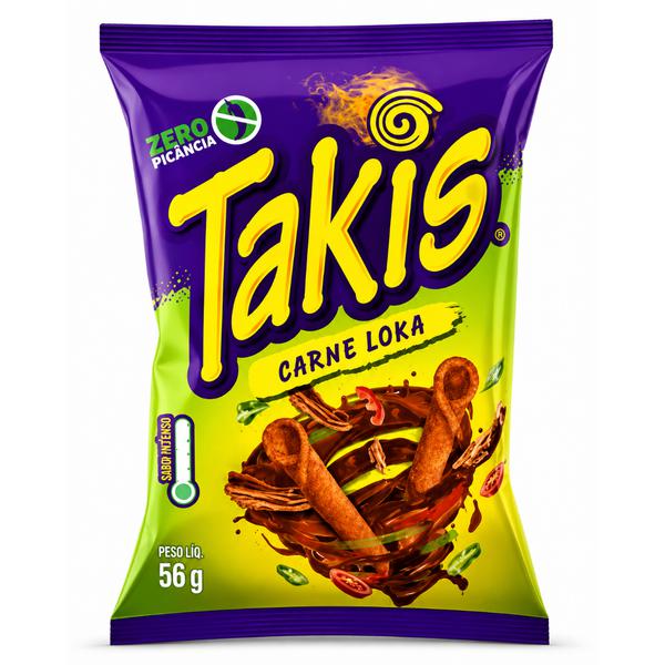 SALGADINHO 56G TAKIS CARNE LOKA