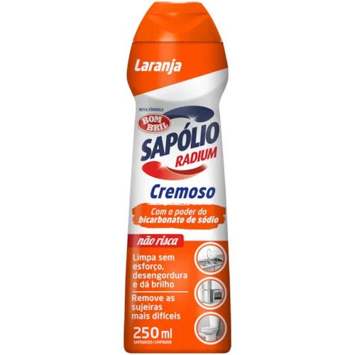 SAPOLIO RADIUM CREM LARANJA 250ML