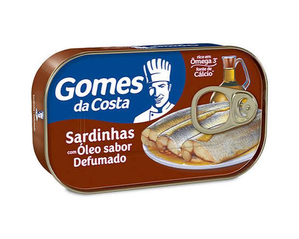 SARDINHA GOMES DA COSTA DEFUMADA 125G