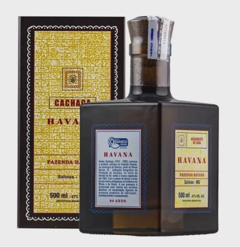 Cachaça Havana Edição Especial 80 anos 500ml
