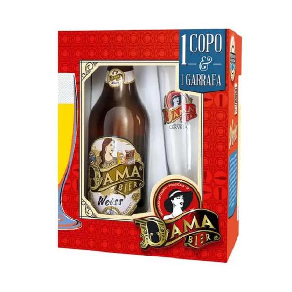 KIT CERV DAMA PILSEN C/ 1TÇ 600ML