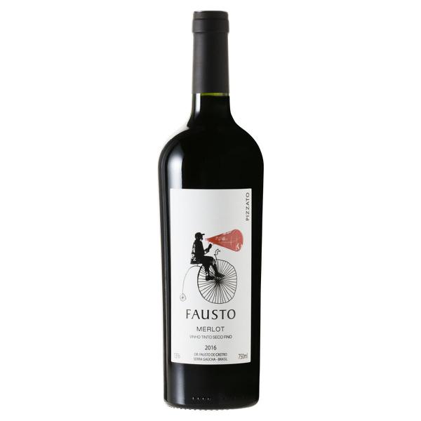 Vinho Brasileiro Fausto Merlot 750 ml