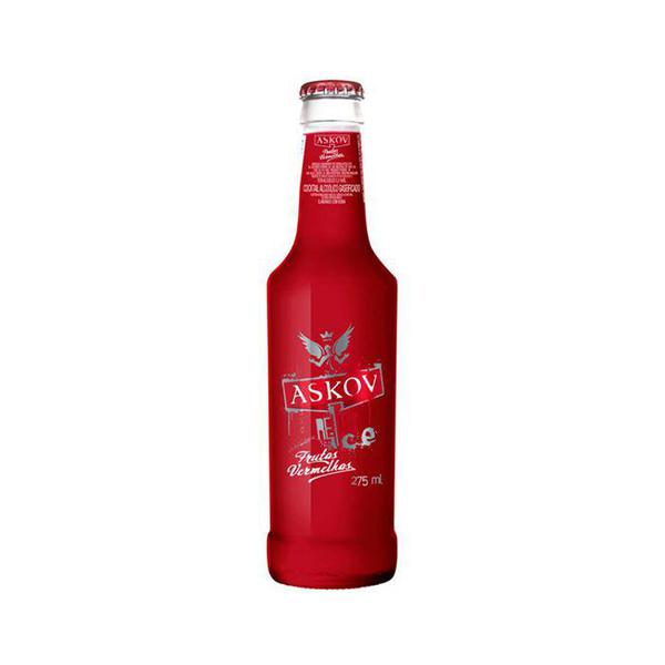 VODKA ASKOV ICE FRUTAS VERMELHAS  275 ML