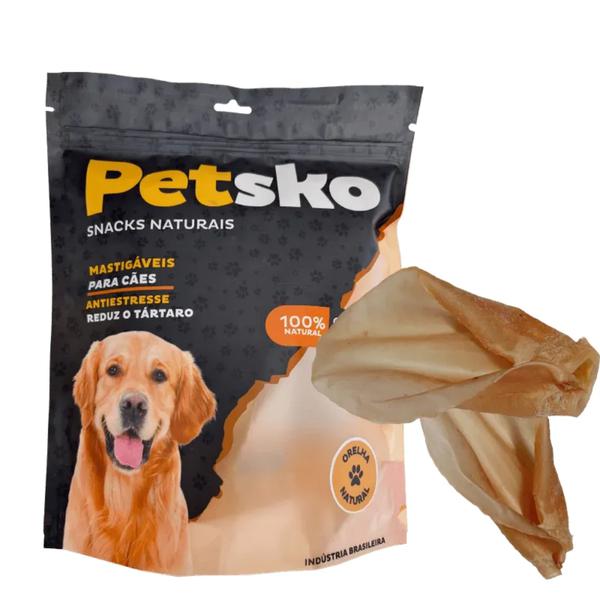 PETSKO ORELHA BOVINA DESIDRA NATURAL C/2UN